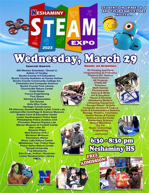 STEAM Expo 2023 poster